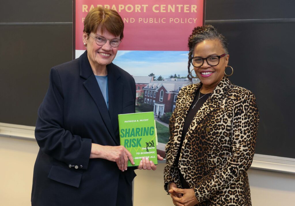 Professor McCoy on the left and President & CEO of EMPath Kim Janey on the Right.